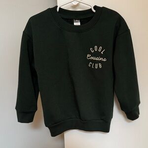 Cool Cousin Club Green Sweatshirt